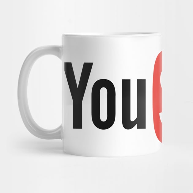 YouTube You Suck logo parody by A Mango Tees